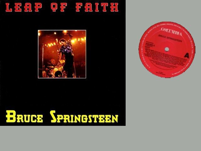 Bruce Springsteen - LEAP OF FAITH LP / LIVE - 30 DAYS OUT